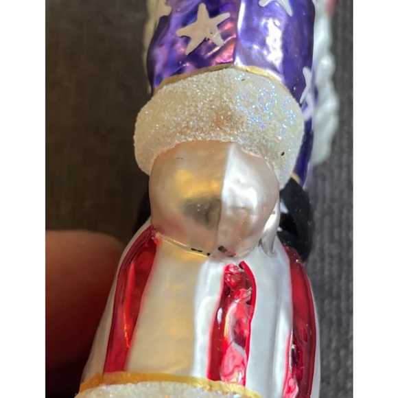 Christopher Radko Christmas Ornament Xmas UNCLE SAM SANTA American Flag - Picture 4 of 6